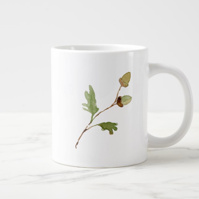 Eichen und Eichenbäume | Jumbo-Tasse (Rechts)
