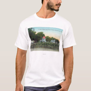 Eichen-Waldungs-Landhaus SceneEl Verano, CA T-Shirt