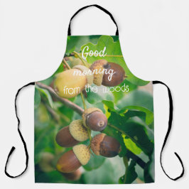 Eichenäste mit Eicheln Schürze