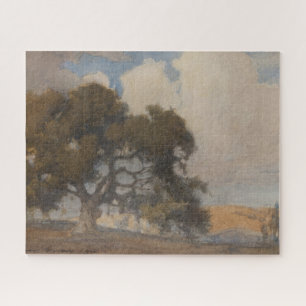 Eichenbaum (1910) – Majestätische Vintage-Aquarell