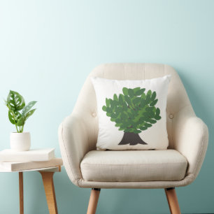 Eichenbaum Botanisch  Kissen