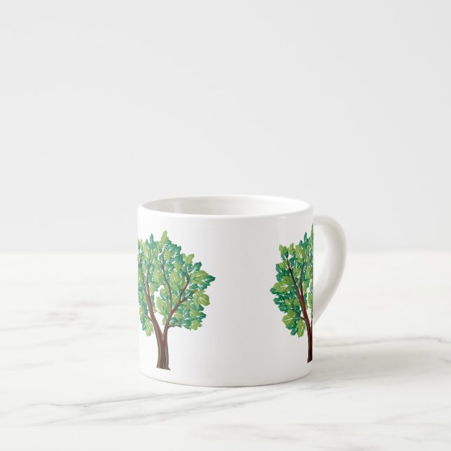Eichenbaum Espressotasse (Vorderseite Rechts)
