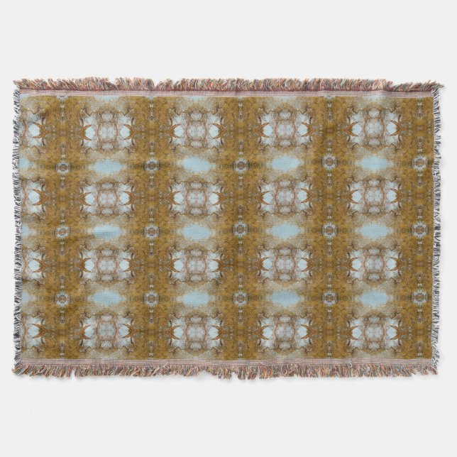 Eichenbaum mit fallendem Blattwerk im Park der Tau Decke (Vorderseite)