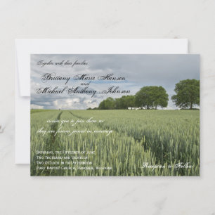 Eichenholzbaum Einladung zur Hochzeit