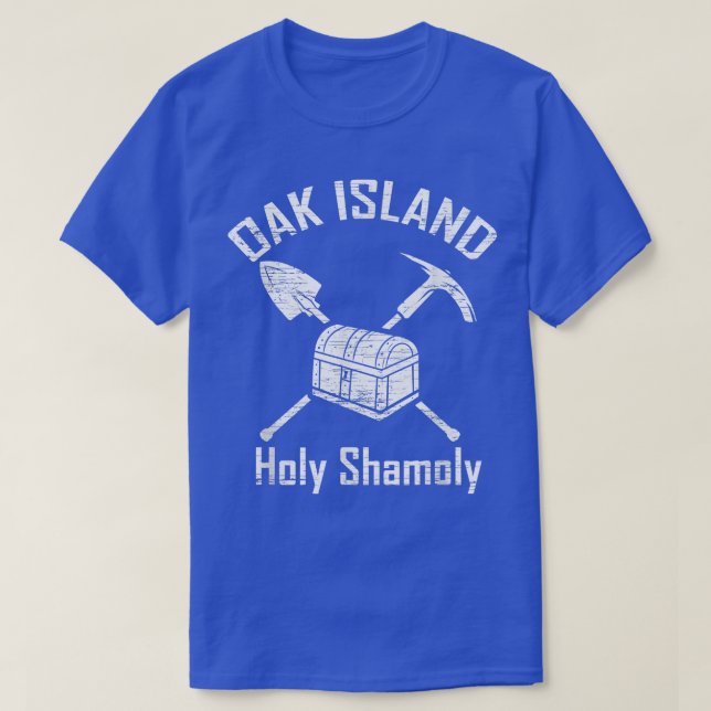 Eicheninsel Heiliger Shamoly Schatzsucher T-Shirt (Design vorne)