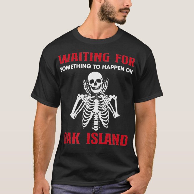 Eicheninsel Schatzsuche Jagen Eicheninsel Mystery T-Shirt (Vorderseite)