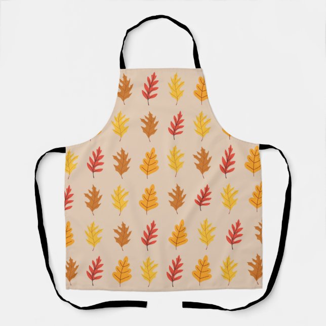 Eichenlaubmuster Schürze (Vorderseite)