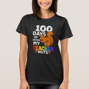 Eichhörnchen 100 Tage, an denen ich meinen Lehrer T-Shirt