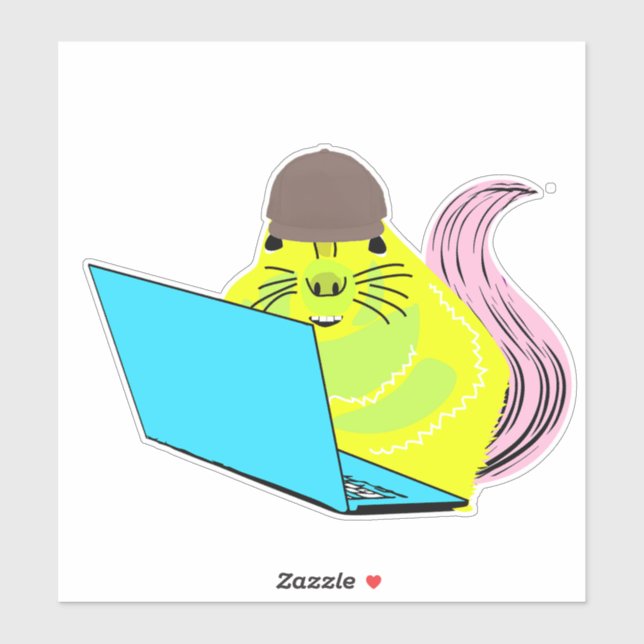 Eichhörnchen #10 aufkleber (Blatt)