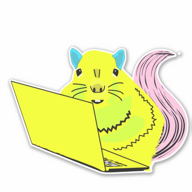 Eichhörnchen #111 aufkleber (Vorderseite)