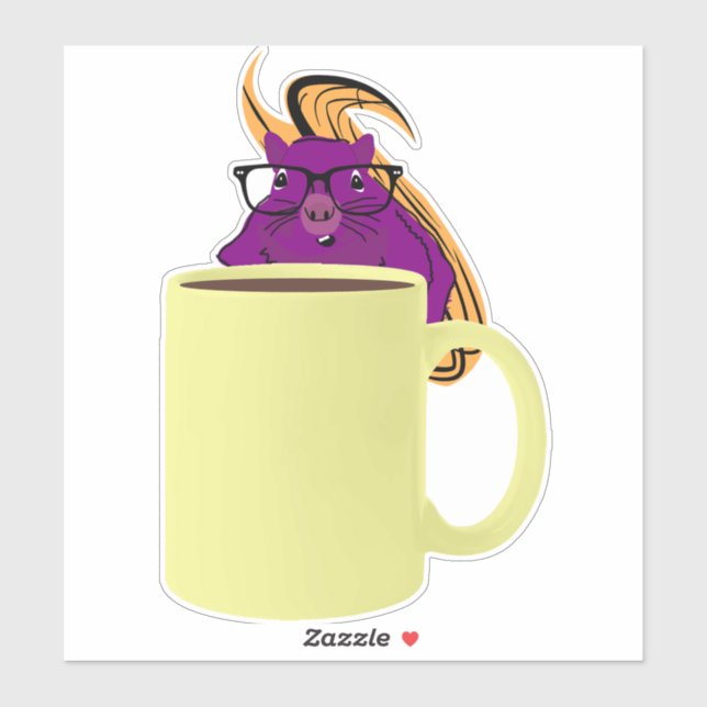 Eichhörnchen #640 aufkleber (Blatt)