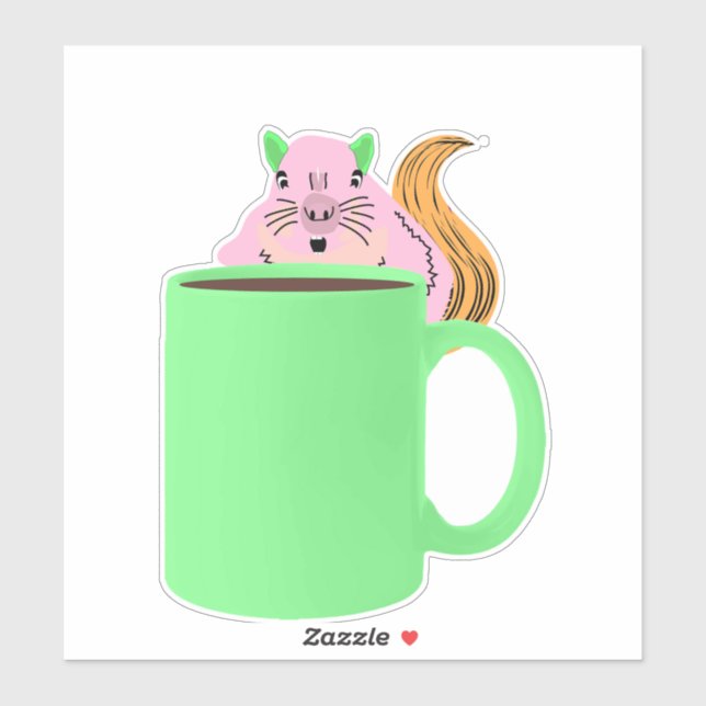 Eichhörnchen #681 aufkleber (Blatt)