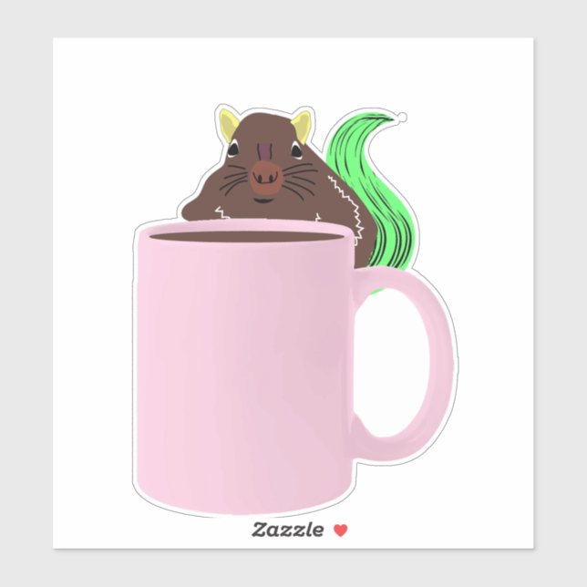 Eichhörnchen #777 aufkleber (Blatt)