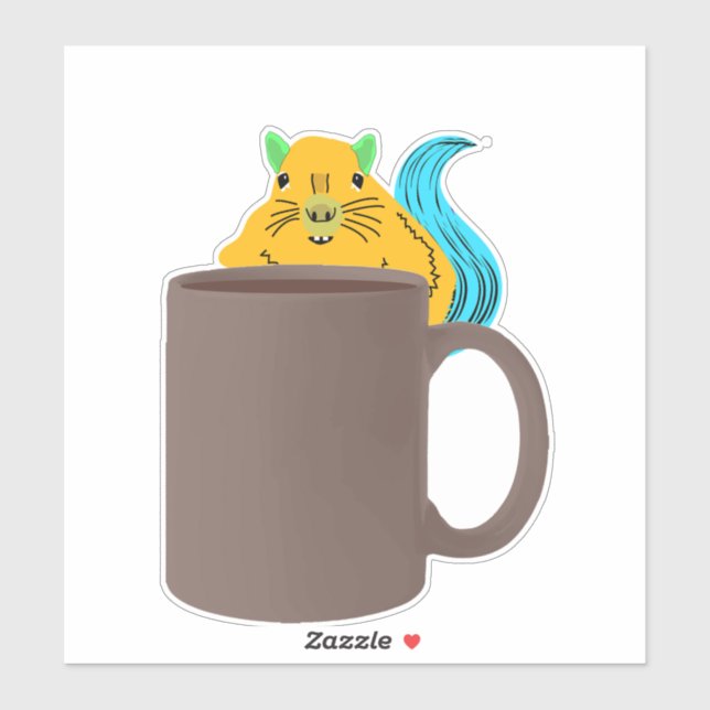 Eichhörnchen #812 aufkleber (Blatt)