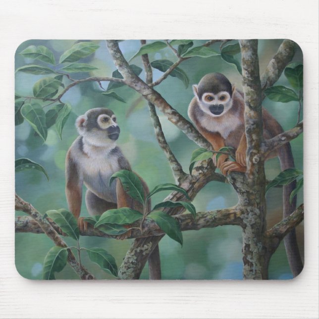 Eichhörnchen-Affen Mousemat Mousepad (Vorne)