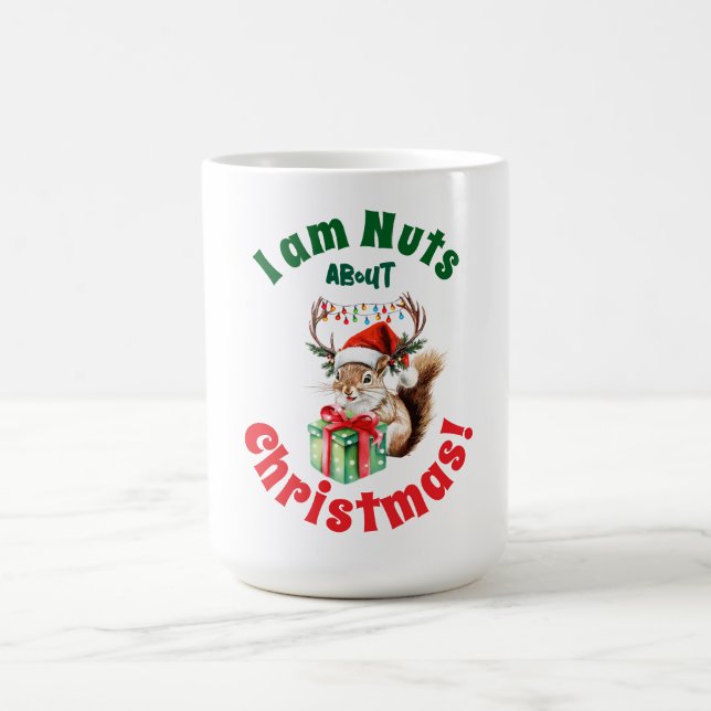 Eichhörnchen & Antler & Geschenkboxen Kaffeetasse (Mittel)