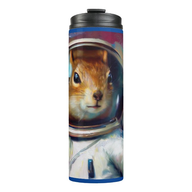 Eichhörnchen Astronaut Thermosbecher (Vorderseite)
