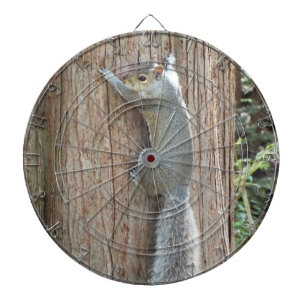 Eichhörnchen auf Baumdartboard Dartscheibe