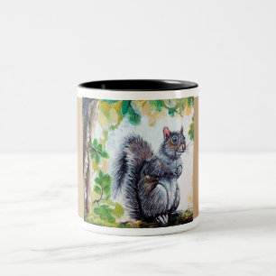 Eichhörnchen auf der Tasse
