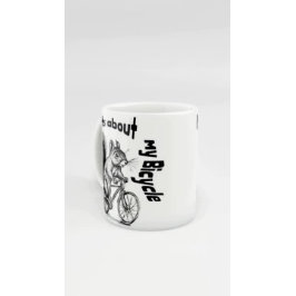 Eichhörnchen auf einem Bike-Liebhaber Geschenk Kaffeetasse