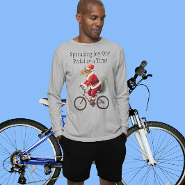 Eichhörnchen auf einem Fahrrad Weihnachtsgeschenk  T-Shirt