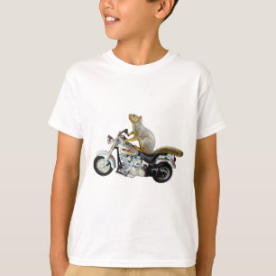 Eichhörnchen auf Motorrad T-Shirt