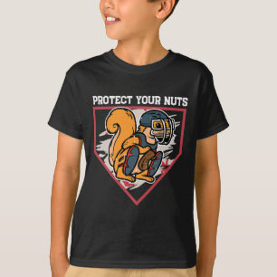 Eichhörnchen Baseballfänger Schützen Ihre Nuts Boy T-Shirt