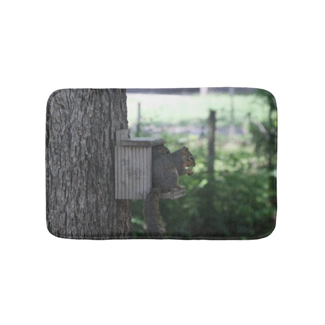 Eichhörnchen Bath Mat Badematte (Vorderseite)
