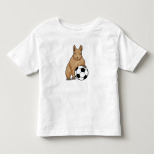 Eichhörnchen beim Fußball-Sport Kleinkind T-shirt