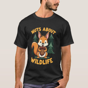 Eichhörnchen-Beobachtungs-Enthusiast-Wildlife-Beob T-Shirt