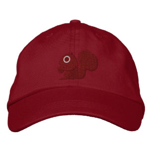 Eichhörnchen Bestickte Kappe