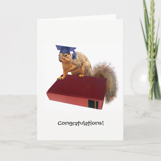Eichhörnchen-Buchgrundkarte Karte (Vorderseite)