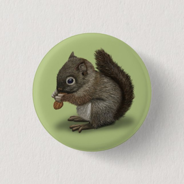 Eichhörnchen Button (Vorderseite)