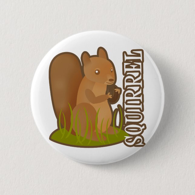Eichhörnchen Button (Vorderseite)