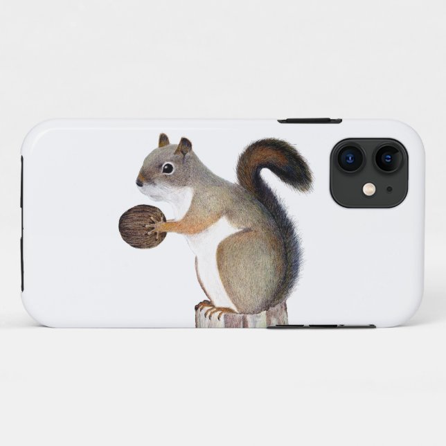Eichhörnchen Case-Mate iPhone Hülle (Rückseite (Horizontal))