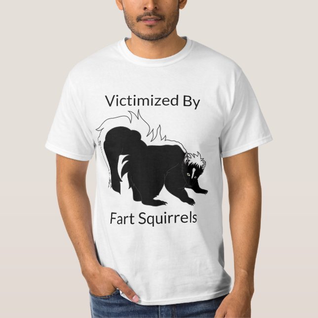 Eichhörnchen der Furz | Neuheit | T - SHIRT (Vorderseite)