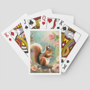Eichhörnchen-Design-Karten spielen Spielkarten