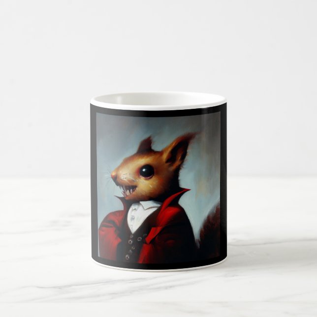 Eichhörnchen Dracula Kaffeetasse (Mittel)