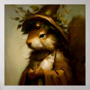 Eichhörnchen Druid Poster