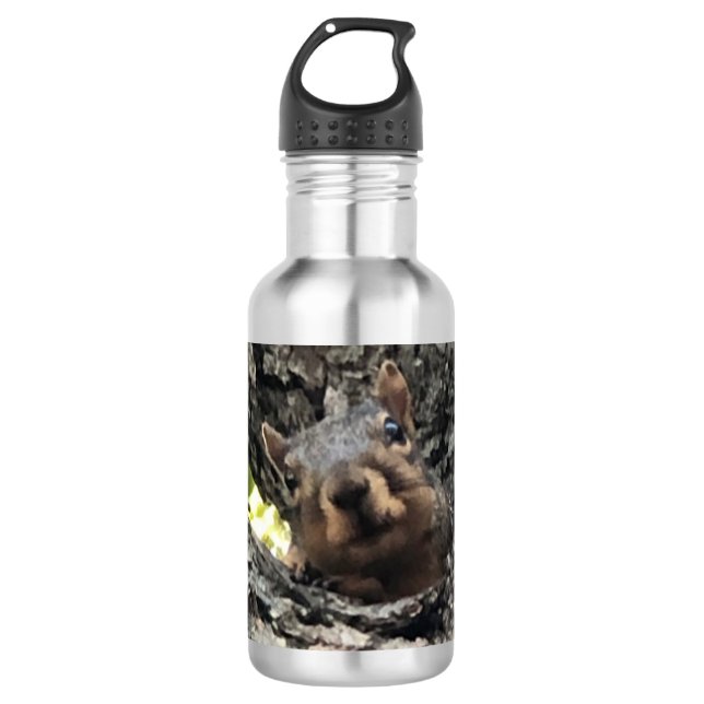 Eichhörnchen Edelstahlflasche (Vorderseite)