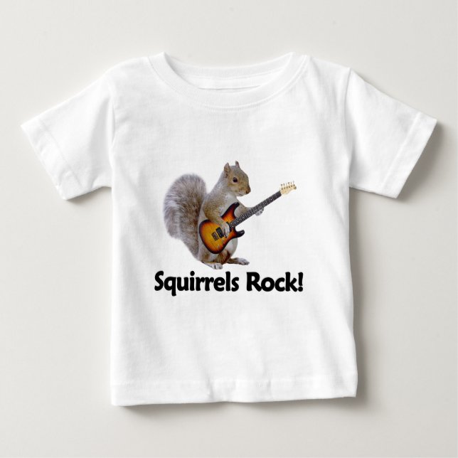 Eichhörnchen-Felsen! Baby T-shirt (Vorderseite)