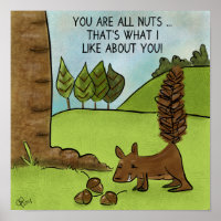 Eichhörnchen Findlinge - Sie sind alle Nuts