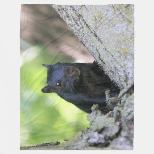 Eichhörnchen Fleecedecke (Vorderseite)