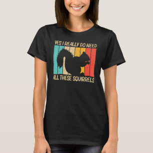 Eichhörnchen für Männer Eichhörnchen Chipmunk 80er T-Shirt