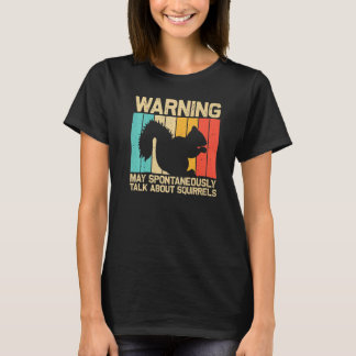 Eichhörnchen für Männer Eichhörnchen Chipmunk 80er T-Shirt