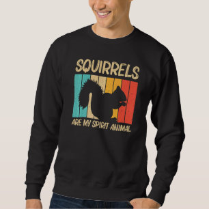 Eichhörnchen Für Männer Frauen Eichhörnchen Strei Sweatshirt