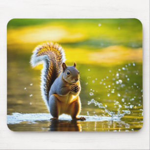 "Eichhörnchen Geist T-Shirts - Embrace das wilde T Mousepad