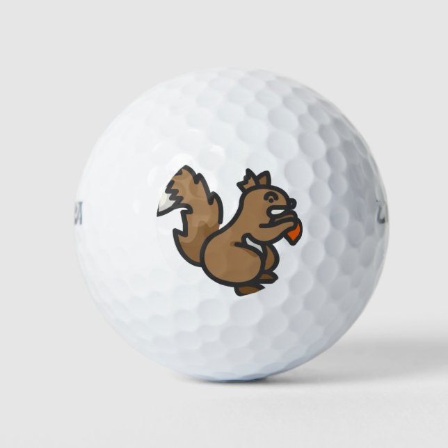 Eichhörnchen Golfball (Vorderseite)