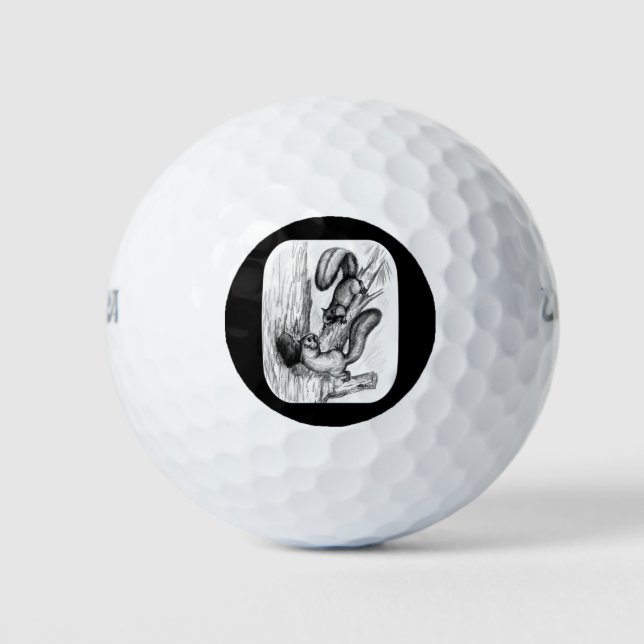 Eichhörnchen Golfball (Vorderseite)