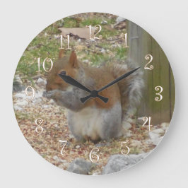 Eichhörnchen Große Wanduhr